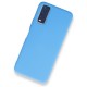 Vivo Y11S Kılıf Nano içi Kadife Silikon - Mavi Vivo Y11S Kılıf Nano içi Kadife Silikon - Mavi
