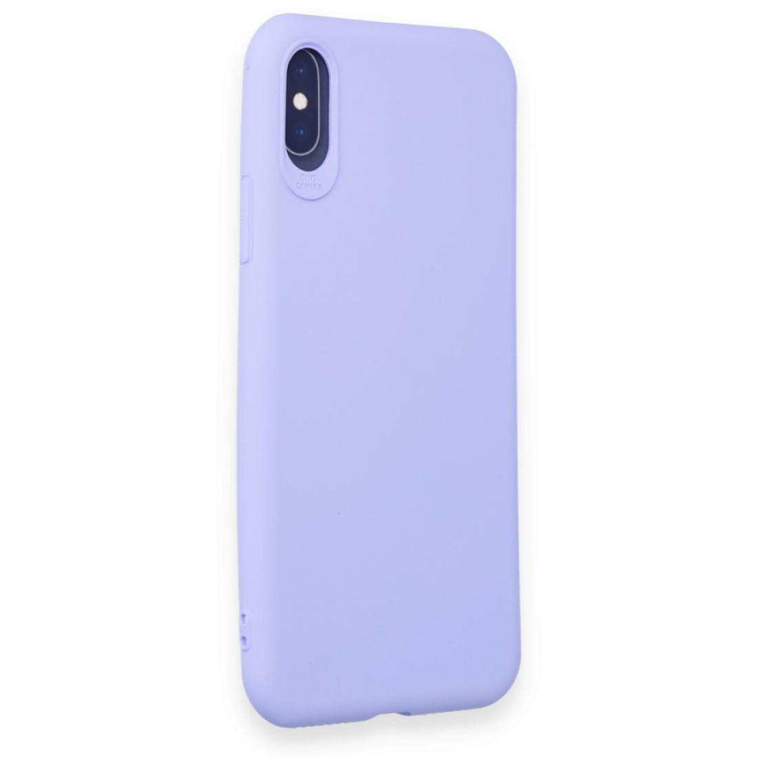  iPhone XS Kılıf First Silikon - Lila