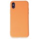 iPhone XS Kılıf First Silikon - Turuncu iPhone XS Kılıf First Silikon - Turuncu