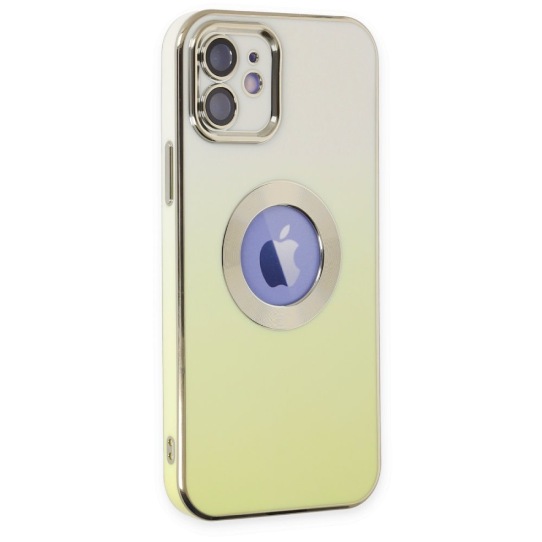  iPhone 12 Kılıf Best Silikon - Sarı