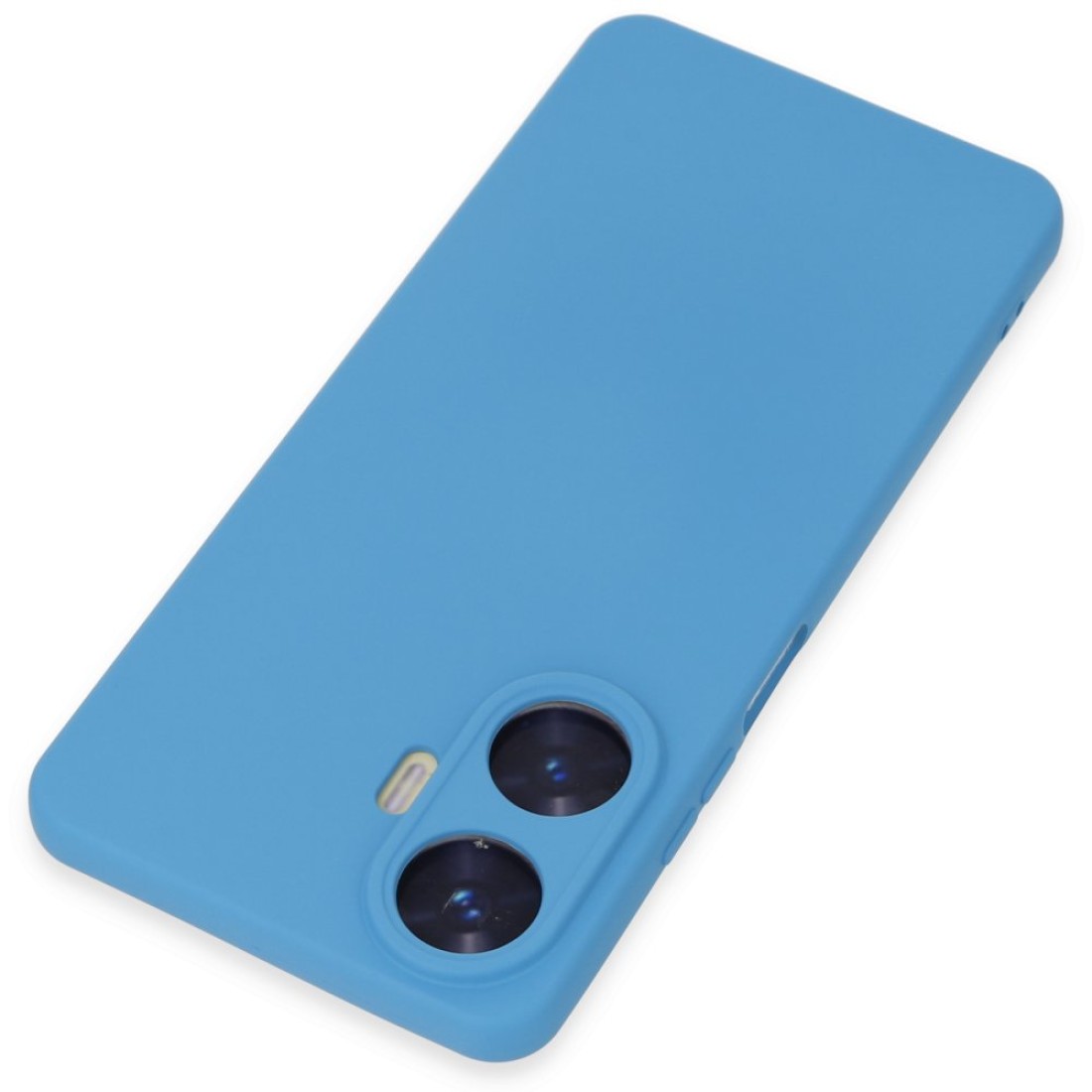  Realme C55 Kılıf Nano içi Kadife Silikon - Mavi