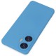 Realme C55 Kılıf Nano içi Kadife Silikon - Mavi Realme C55 Kılıf Nano içi Kadife Silikon - Mavi