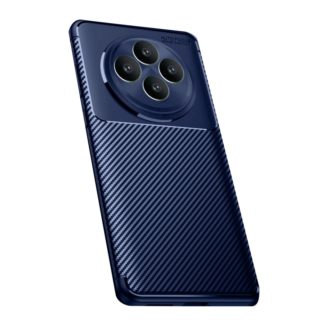 Oppo Reno 11 FS Kılıf Auto Focus Karbon Kapak - Lacivert Oppo Reno 11 FS Kılıf Auto Focus Karbon Kapak - Lacivert