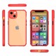 iPhone 13 Mini Kılıf Miami Şeffaf Silikon - Kırmızı iPhone 13 Mini Kılıf Miami Şeffaf Silikon - Kırmızı