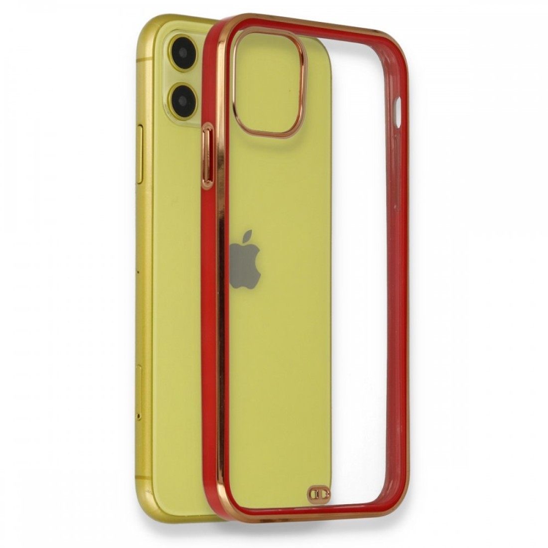  iPhone 12 Mini Kılıf Liva Silikon - Kırmızı