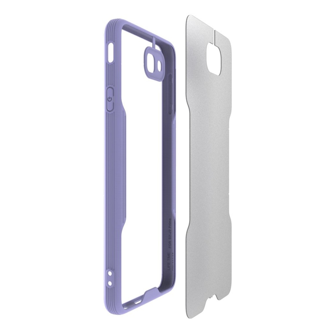  Samsung Galaxy J7 Prime Kılıf Platin Silikon - Pembe