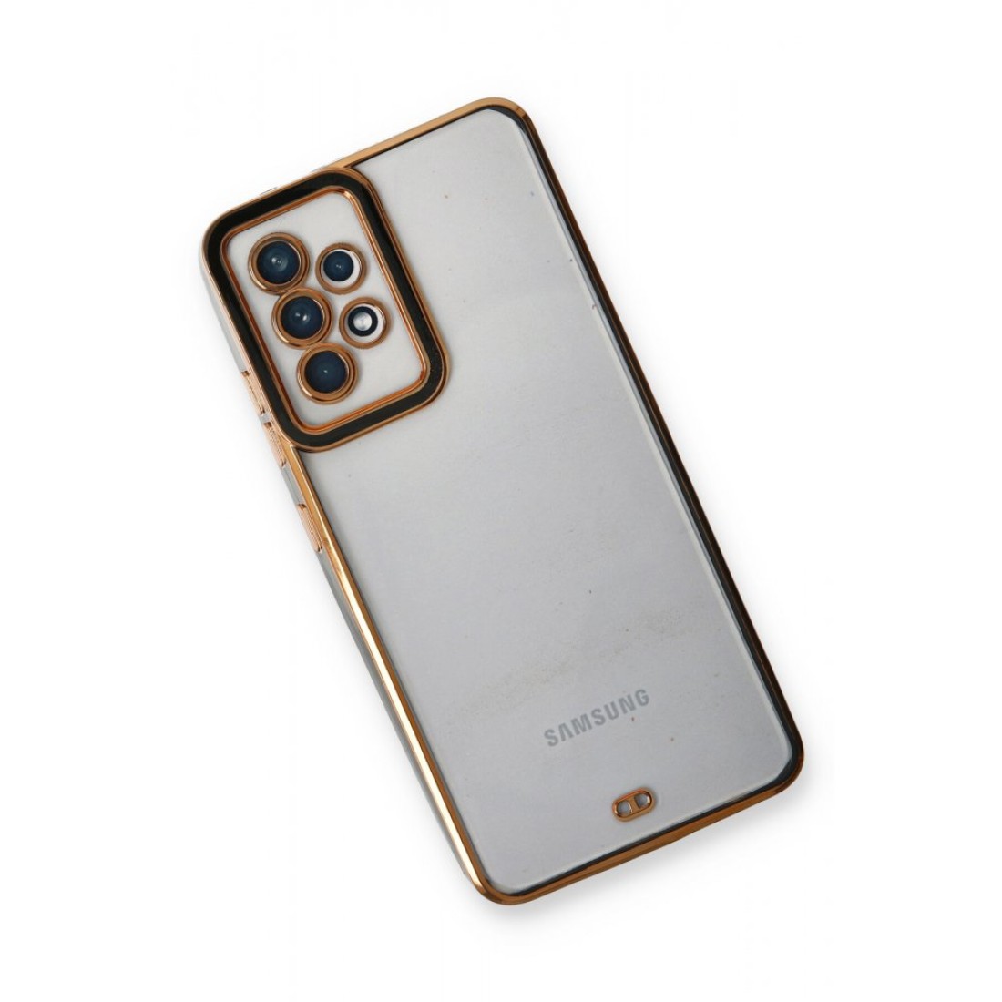 Samsung Galaxy A23 4G Kılıf Liva Lens Silikon - Siyah