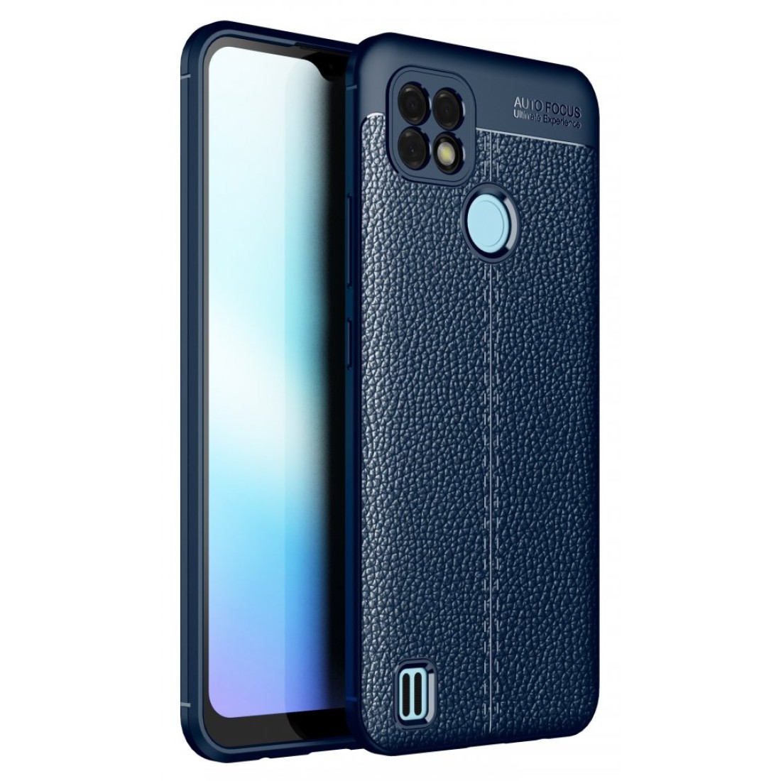  Realme C21 Kılıf Auto Focus Kapak - Lacivert