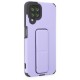  Samsung Galaxy M32 Kılıf Mega Standlı Silikon - Lila