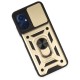  Xiaomi Poco M5 Kılıf Pars Lens Yüzüklü Silikon - Gold
