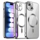  iPhone 15 Kılıf Kross Magneticsafe Kapak - Gümüş