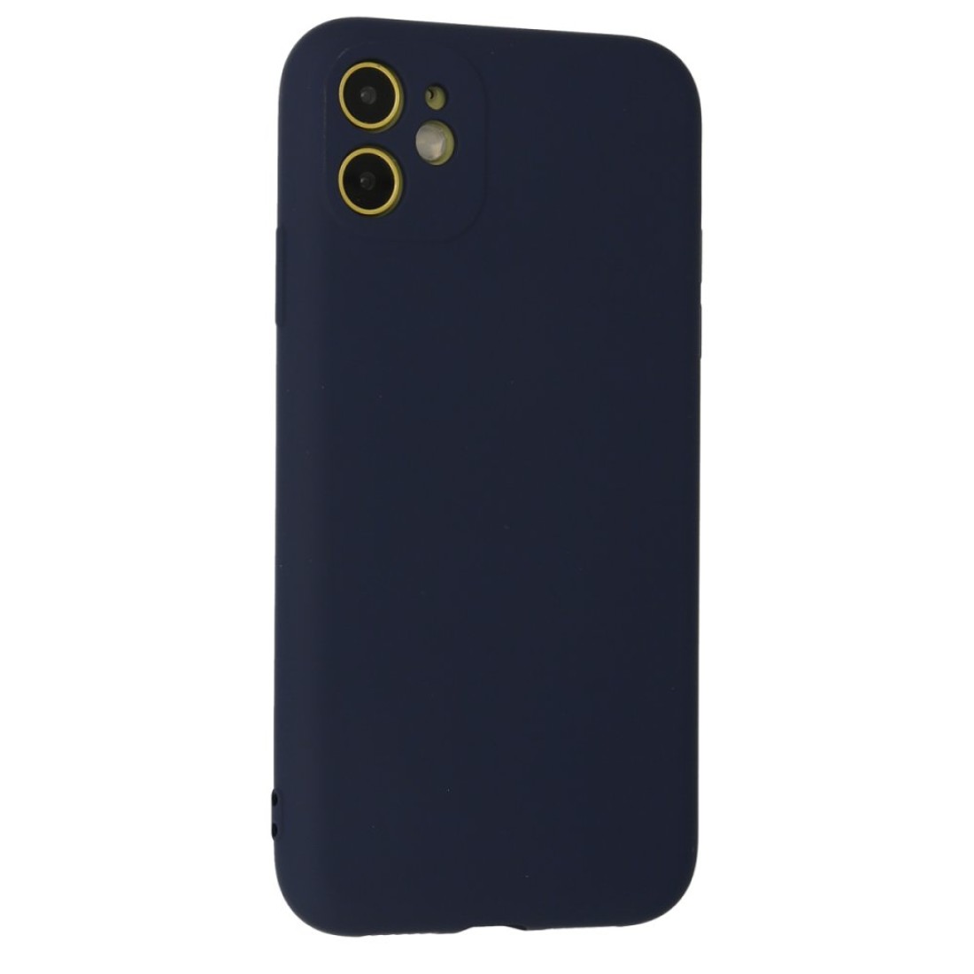 iPhone 12 Mini Kılıf Nano içi Kadife Silikon - Lacivert iPhone 12 Mini Kılıf Nano içi Kadife Silikon - Lacivert
