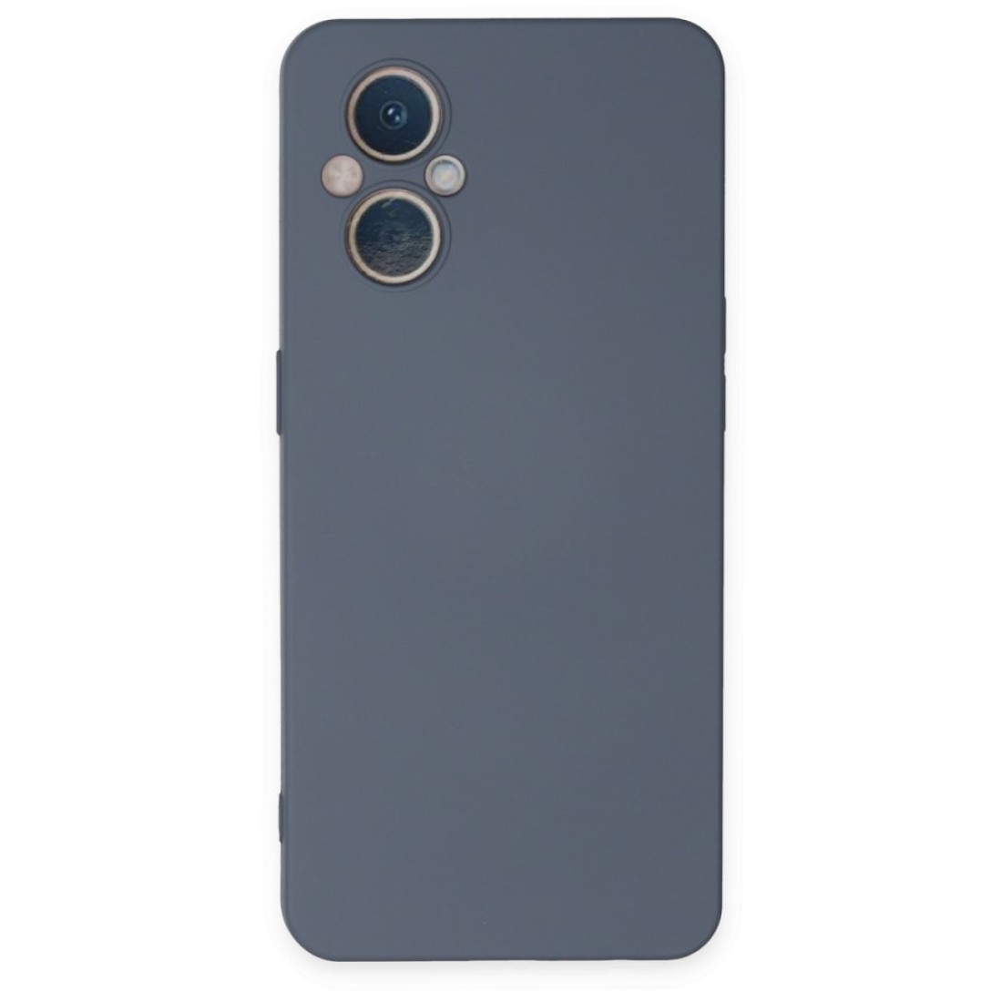  Oppo Reno 8 Lite Kılıf Nano içi Kadife Silikon - Gri