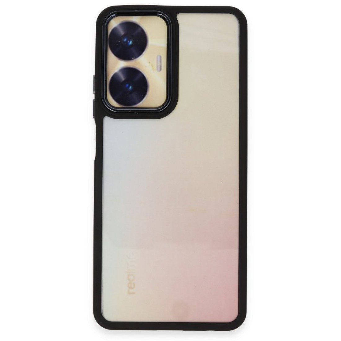  Realme C55 Kılıf Dora Kapak - Siyah