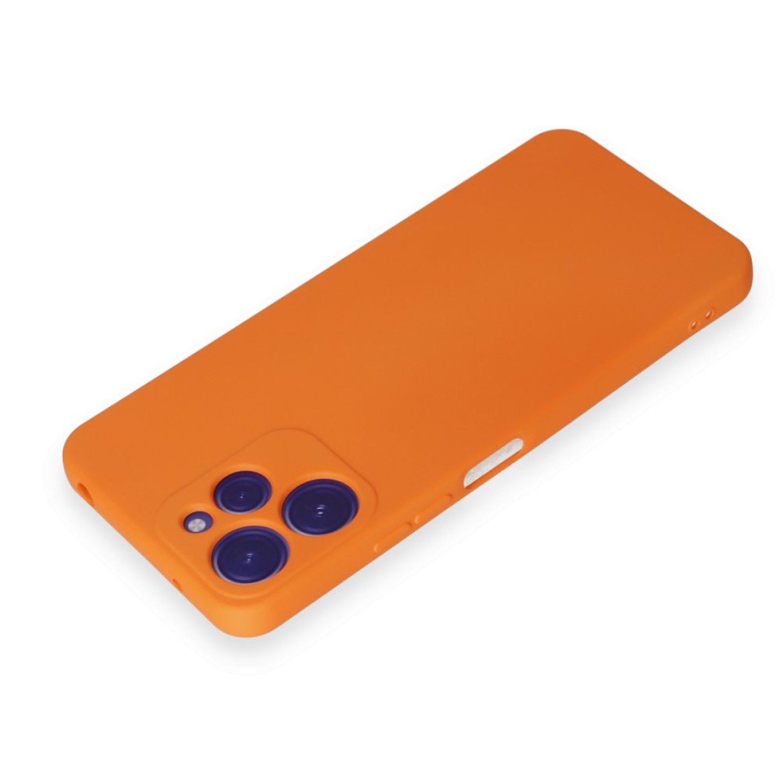 Xiaomi Redmi 12 Kılıf Nano içi Kadife Silikon - Turuncu Xiaomi Redmi 12 Kılıf Nano içi Kadife Silikon - Turuncu