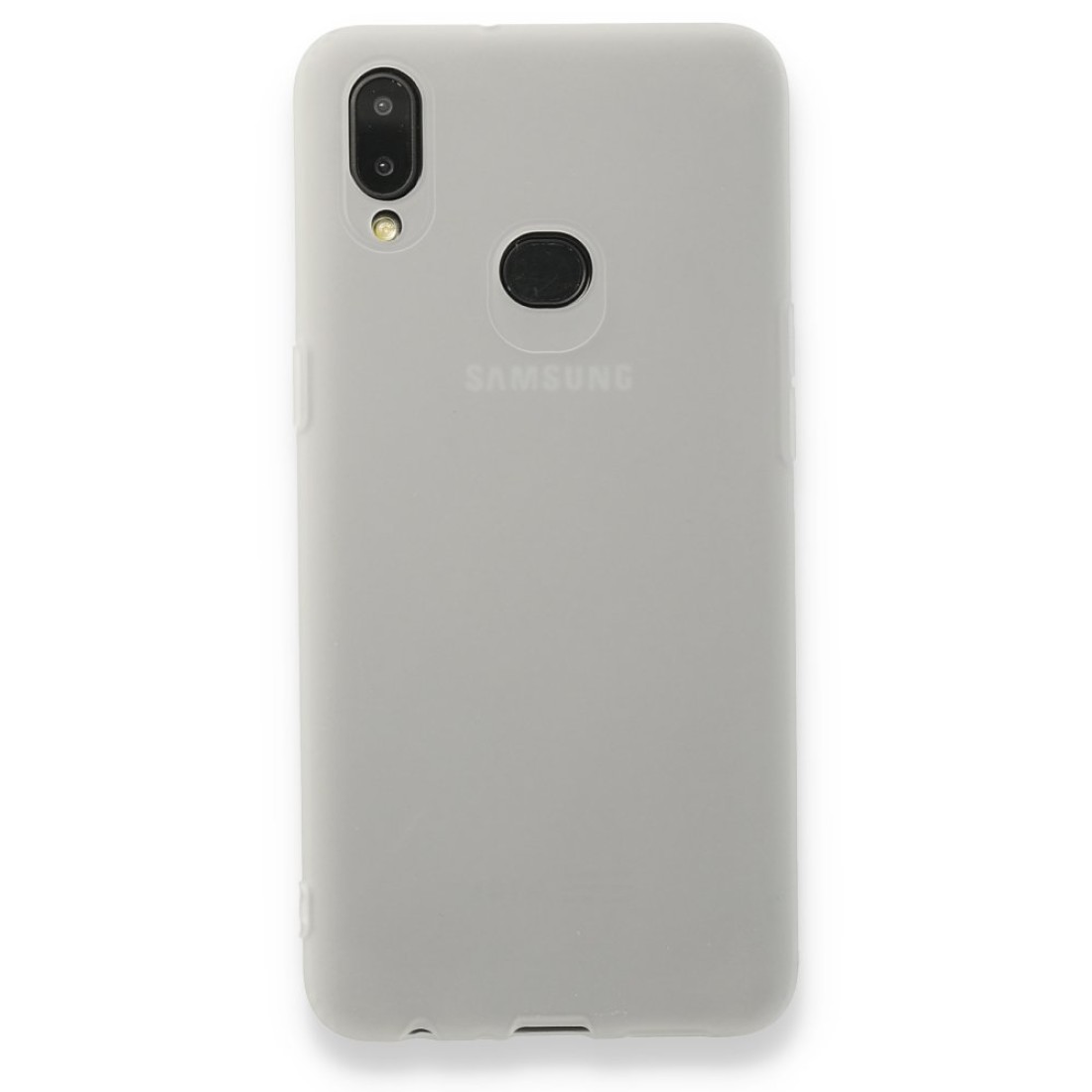  Samsung Galaxy A10S Kılıf Hopi Silikon - Beyaz