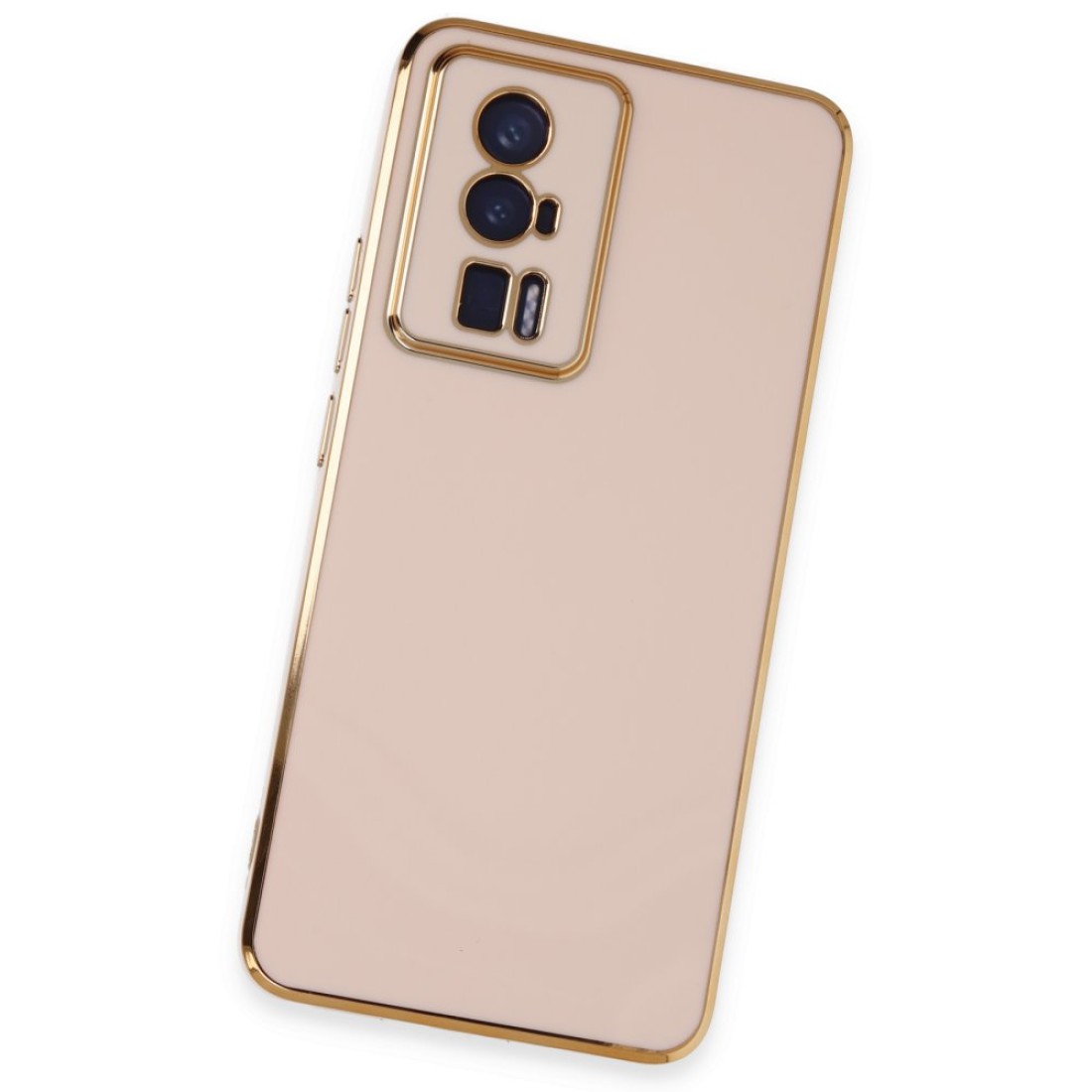  Xiaomi Poco F5 Pro Kılıf Volet Silikon - Pembe