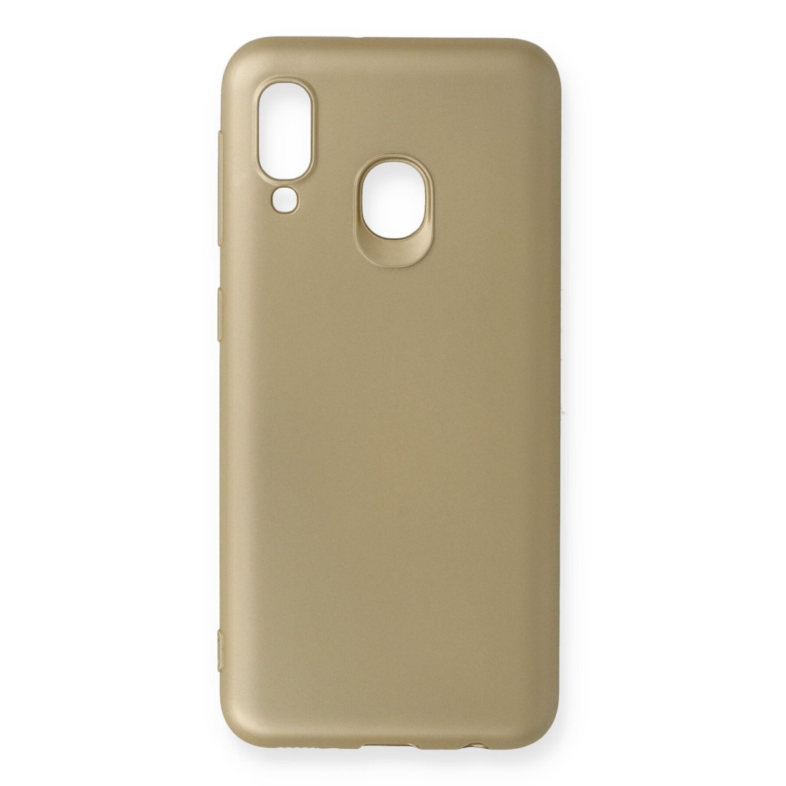  Samsung Galaxy A20E Kılıf First Silikon - Gold