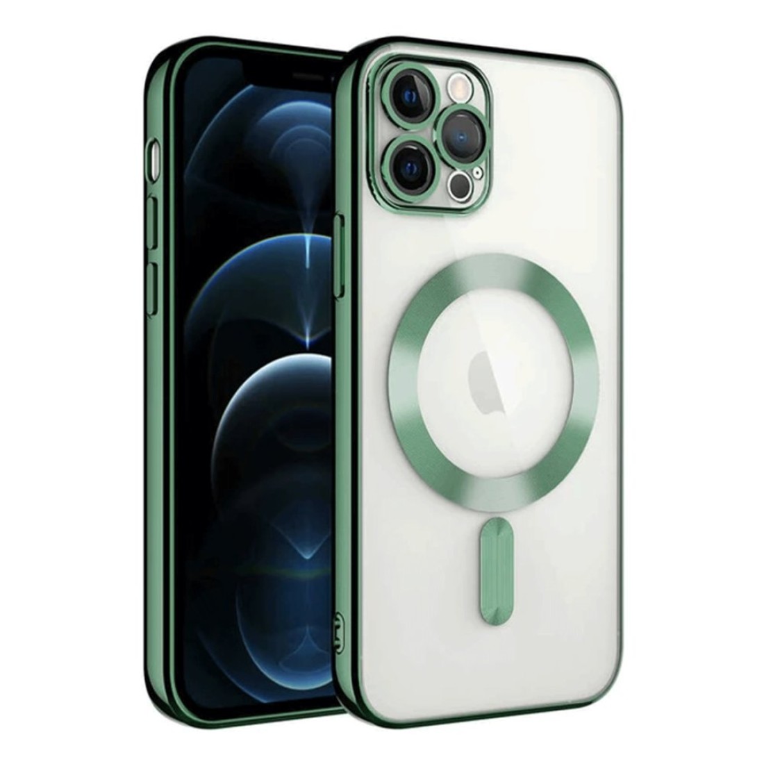  iPhone 14 Pro Max Kılıf Kross Magneticsafe Kapak - Koyu Yeşil