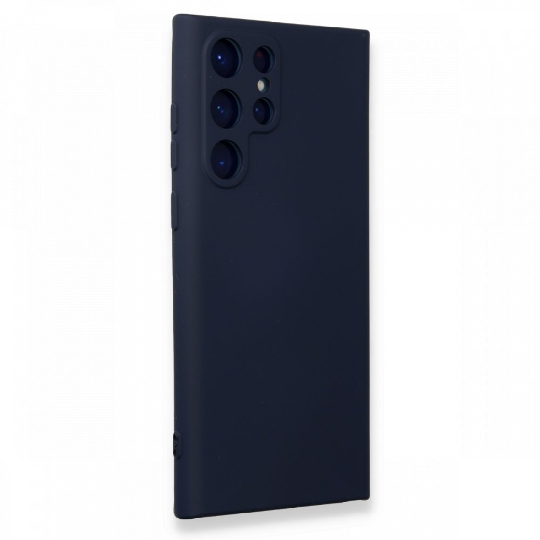 Samsung Galaxy S22 Ultra Kılıf Nano içi Kadife Silikon - Lacivert Samsung Galaxy S22 Ultra Kılıf Nano içi Kadife Silikon - Lacivert