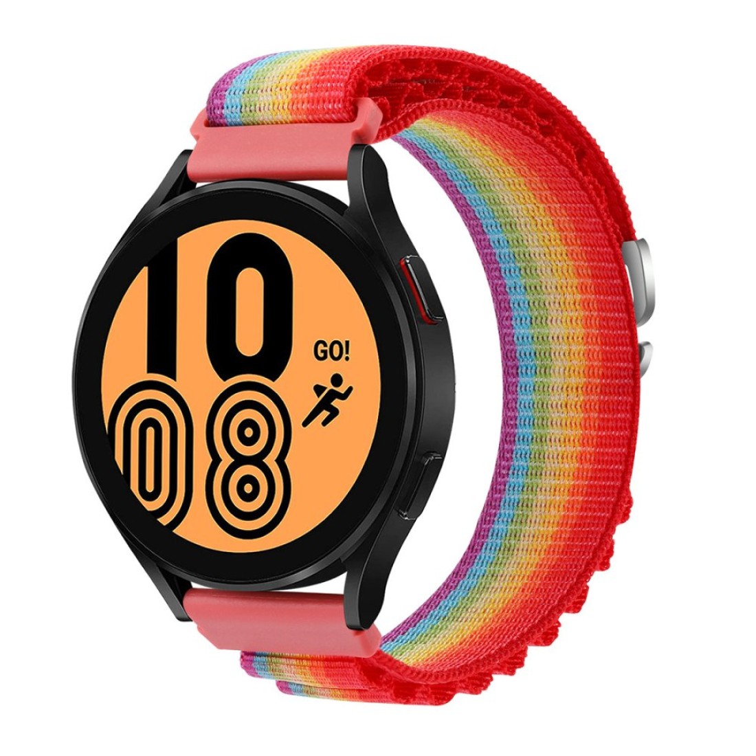  GT4 46mm 22mm KR410 Kumaş Kordon - Gökkuşağı 1