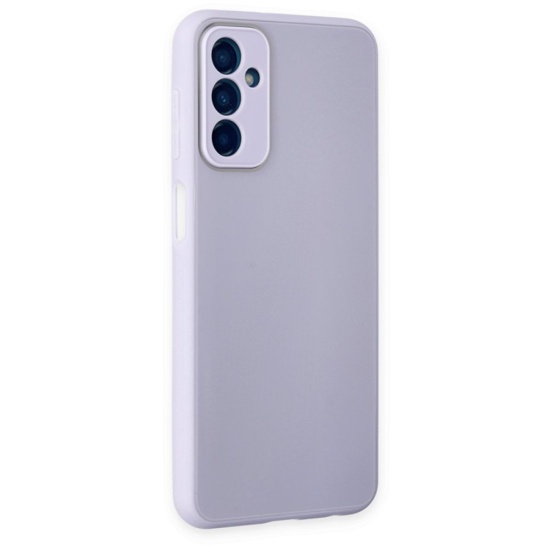  Samsung Galaxy M23 Kılıf Glass Kapak - Lila