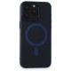 iPhone 15 Pro Max Kılıf Lodos Magneticsafe Mat Kapak - Mavi iPhone 15 Pro Max Kılıf Lodos Magneticsafe Mat Kapak - Mavi