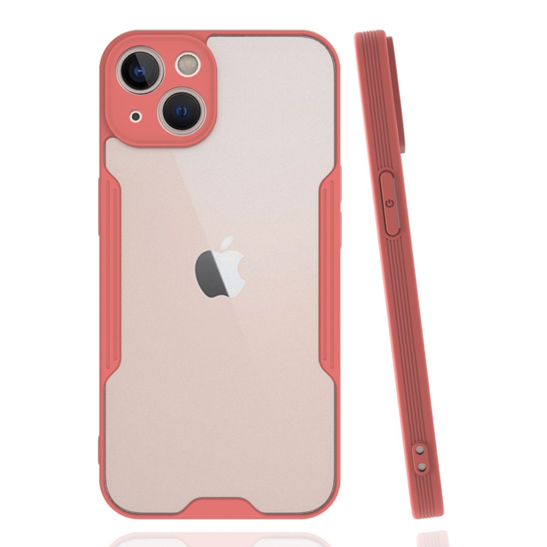 iPhone 14 Plus Kılıf Platin Silikon - Pembe iPhone 14 Plus Kılıf Platin Silikon - Pembe