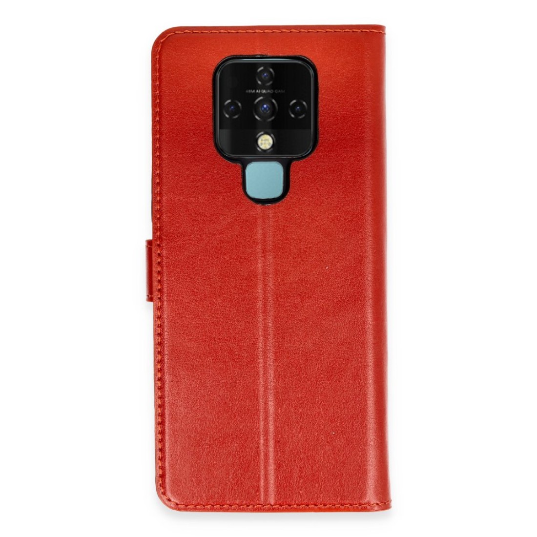  Tecno Camon 16 Kılıf Trend S Plus Kapaklı Kılıf - Kırmızı