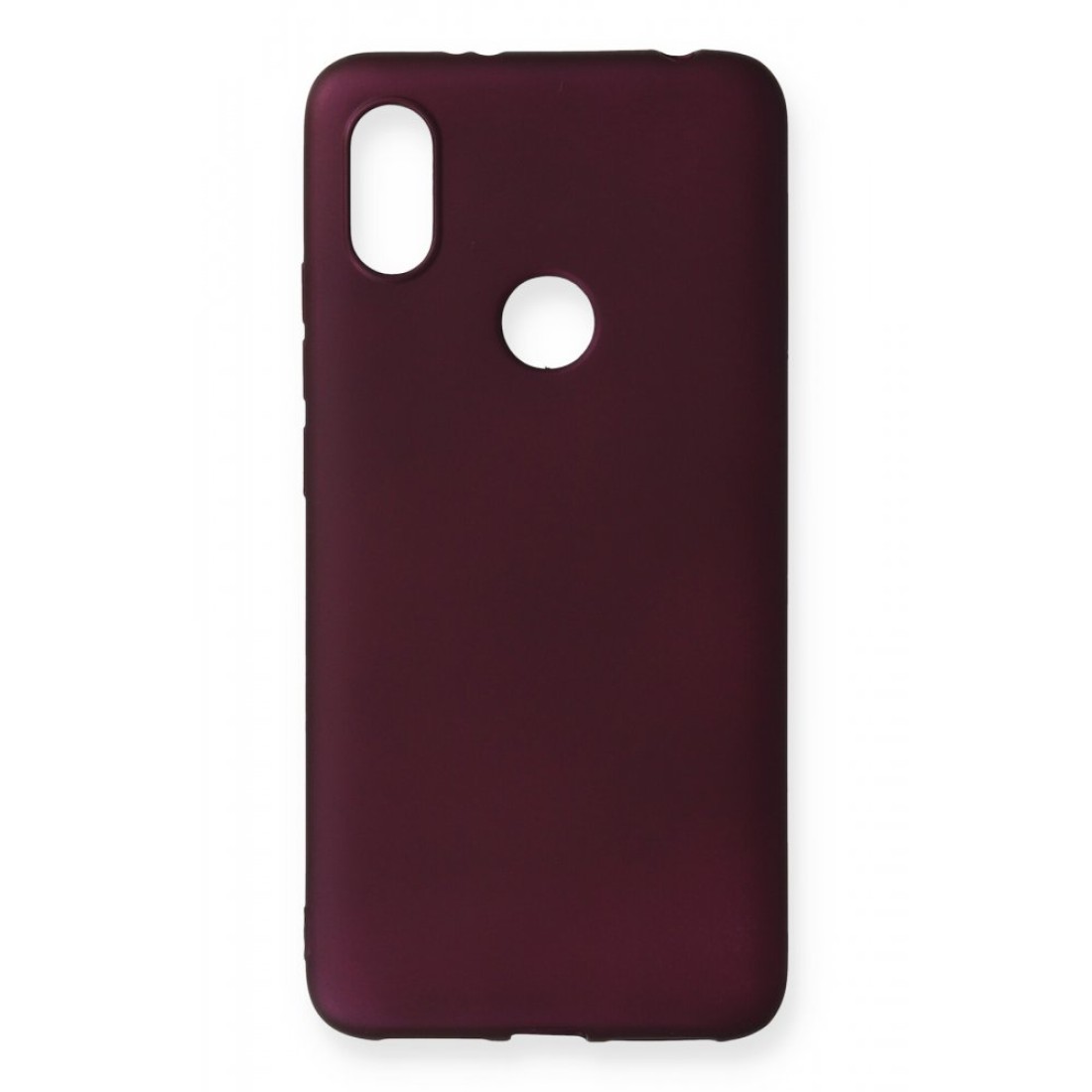  Xiaomi Redmi S2 Kılıf First Silikon - Mürdüm