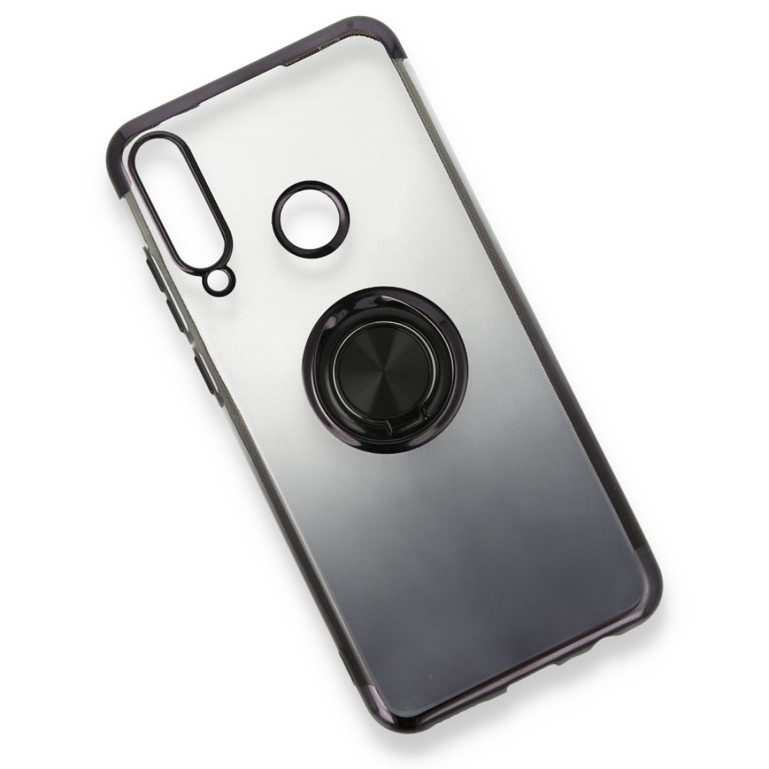  Huawei Y6P Kılıf Marvel Yüzüklü Silikon - Siyah