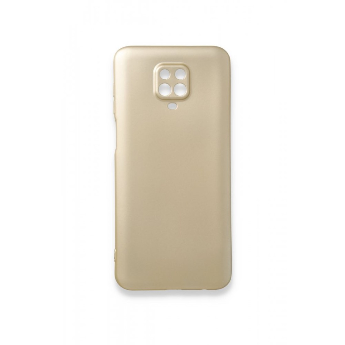  Xiaomi Redmi Note 9S Kılıf First Silikon - Gold