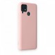 Realme C15 Kılıf Nano içi Kadife Silikon - Pudra Realme C15 Kılıf Nano içi Kadife Silikon - Pudra