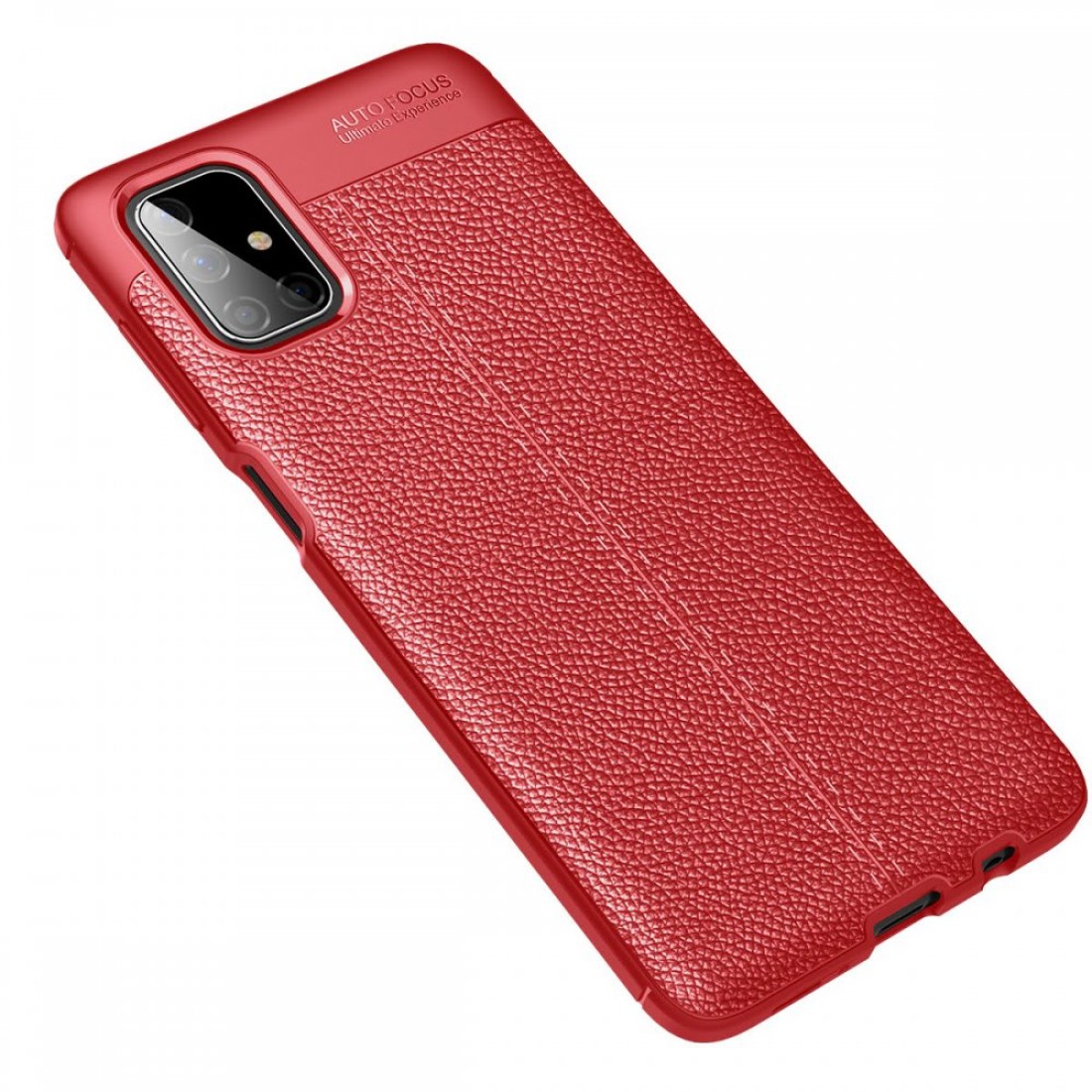  Samsung Galaxy M51 Kılıf Auto Focus Kapak - Kırmızı