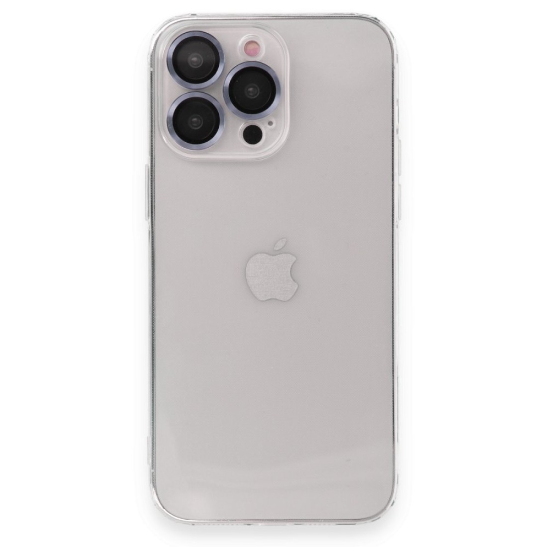  iPhone 13 Pro Max Kılıf Luko Lens Silikon - Sierra Blue