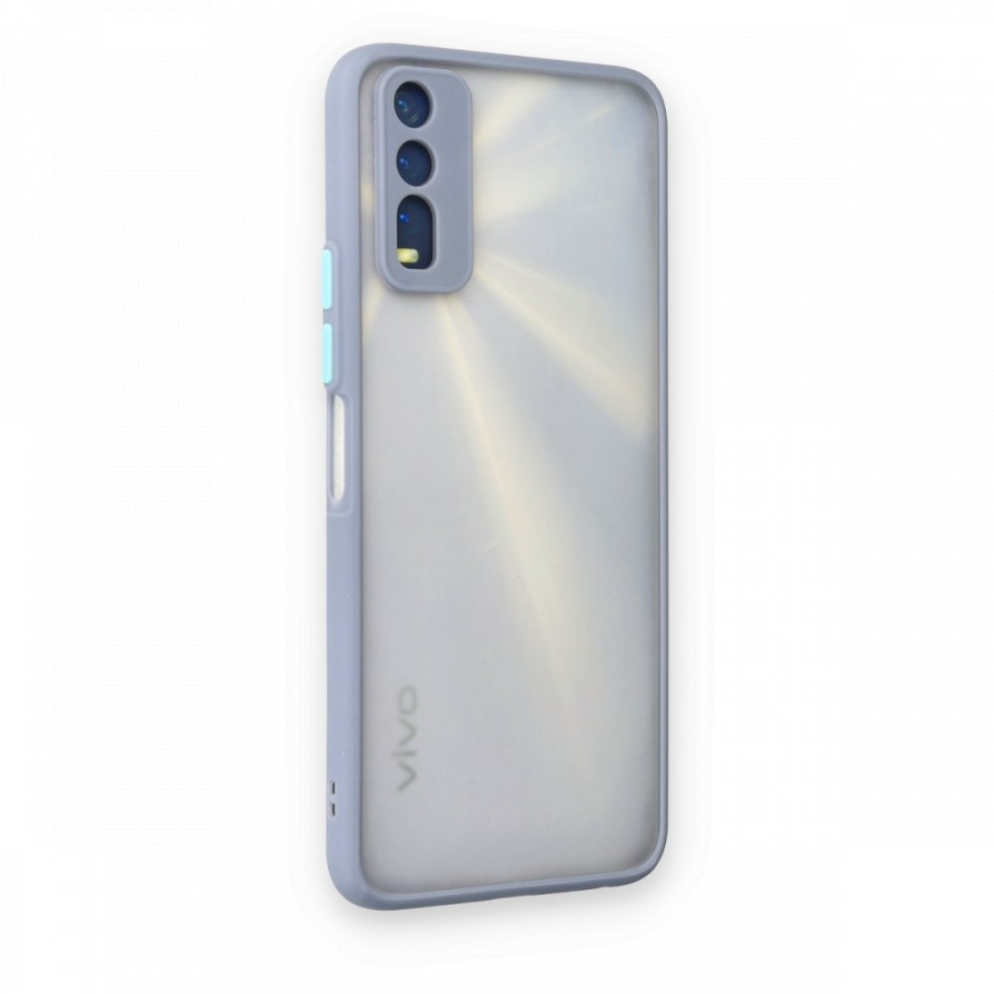  Vivo Y11S Kılıf Montreal Silikon Kapak - Gri