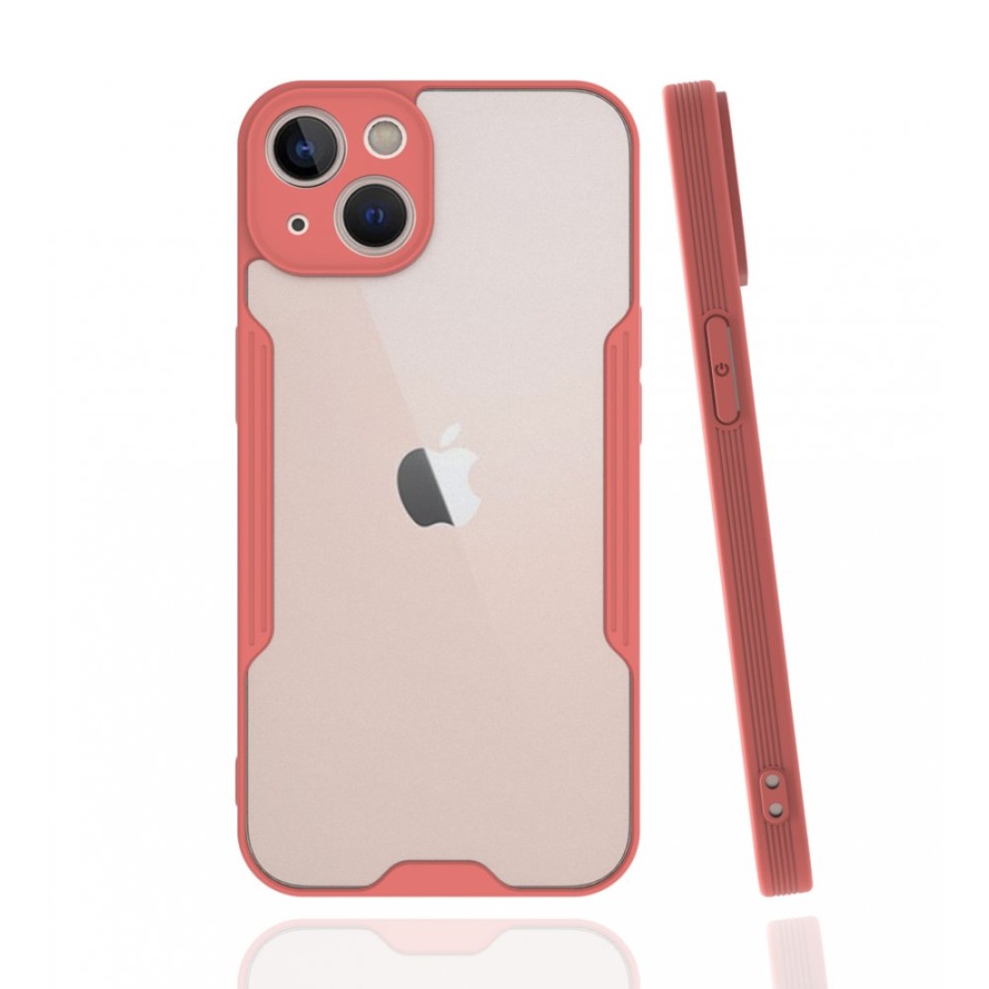  iPhone 13 Kılıf Platin Silikon - Pembe