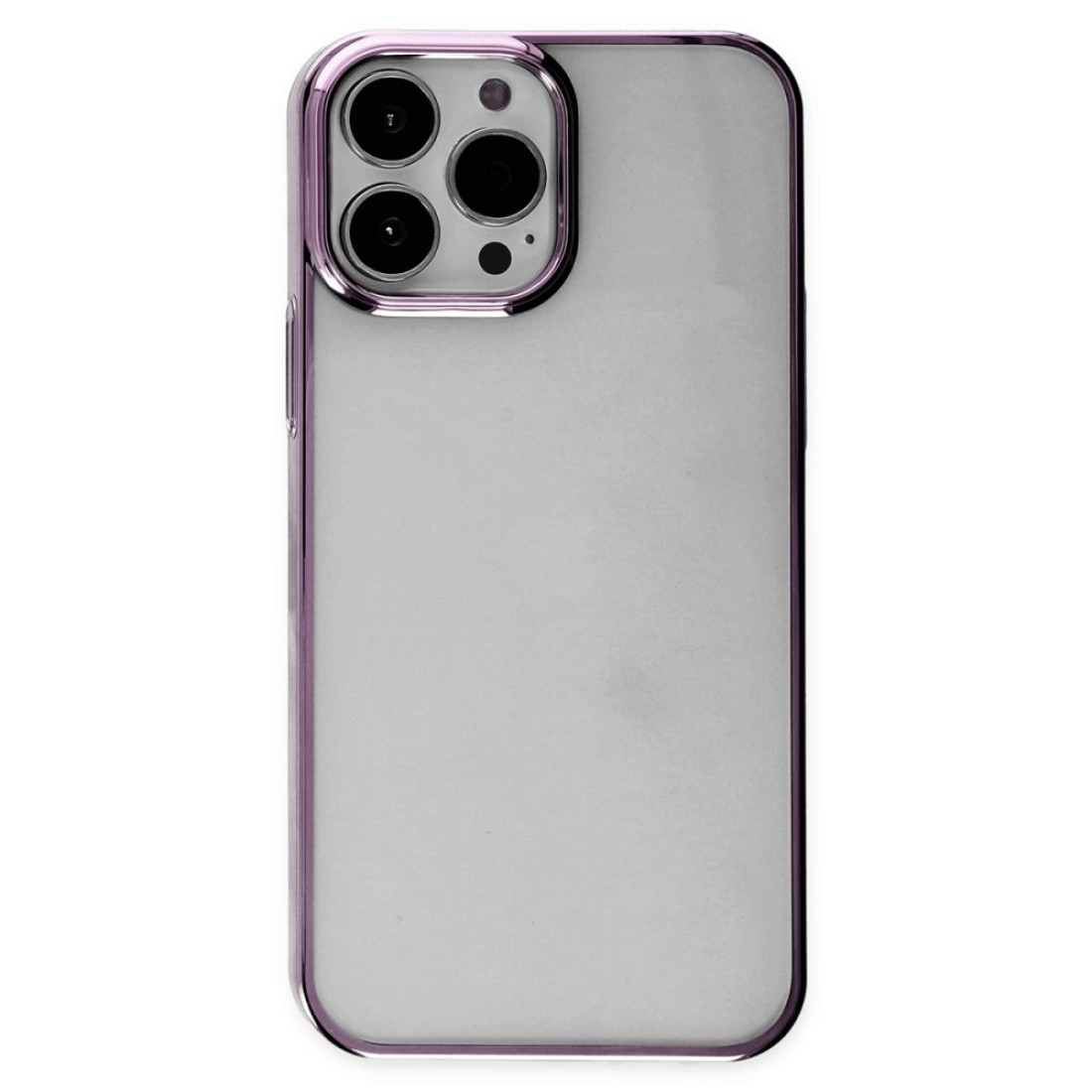  iPhone 14 Pro Max Kılıf Element Silikon - Lila