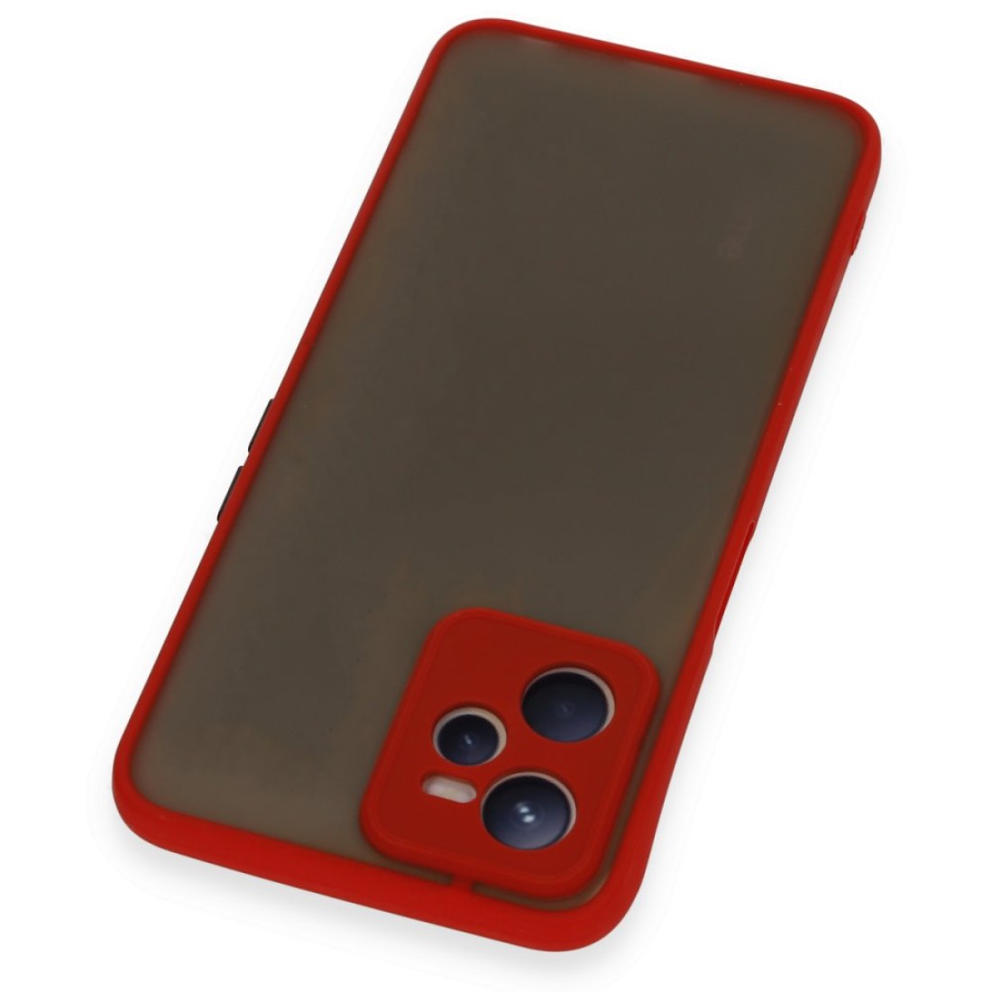  Realme C35 Kılıf Montreal Silikon Kapak - Kırmızı