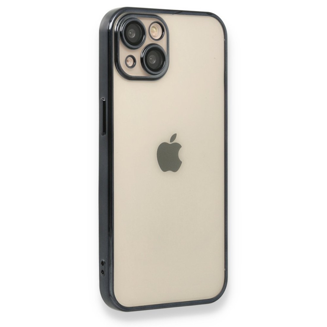  iPhone 14 Plus Kılıf Razer Lensli Silikon - Siyah
