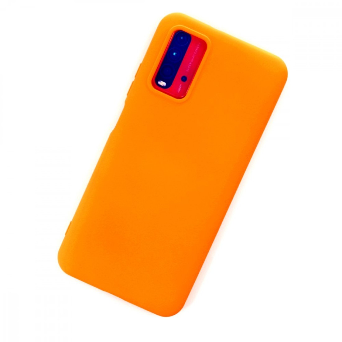  Xiaomi Redmi 9T Kılıf Nano içi Kadife Silikon - Turuncu
