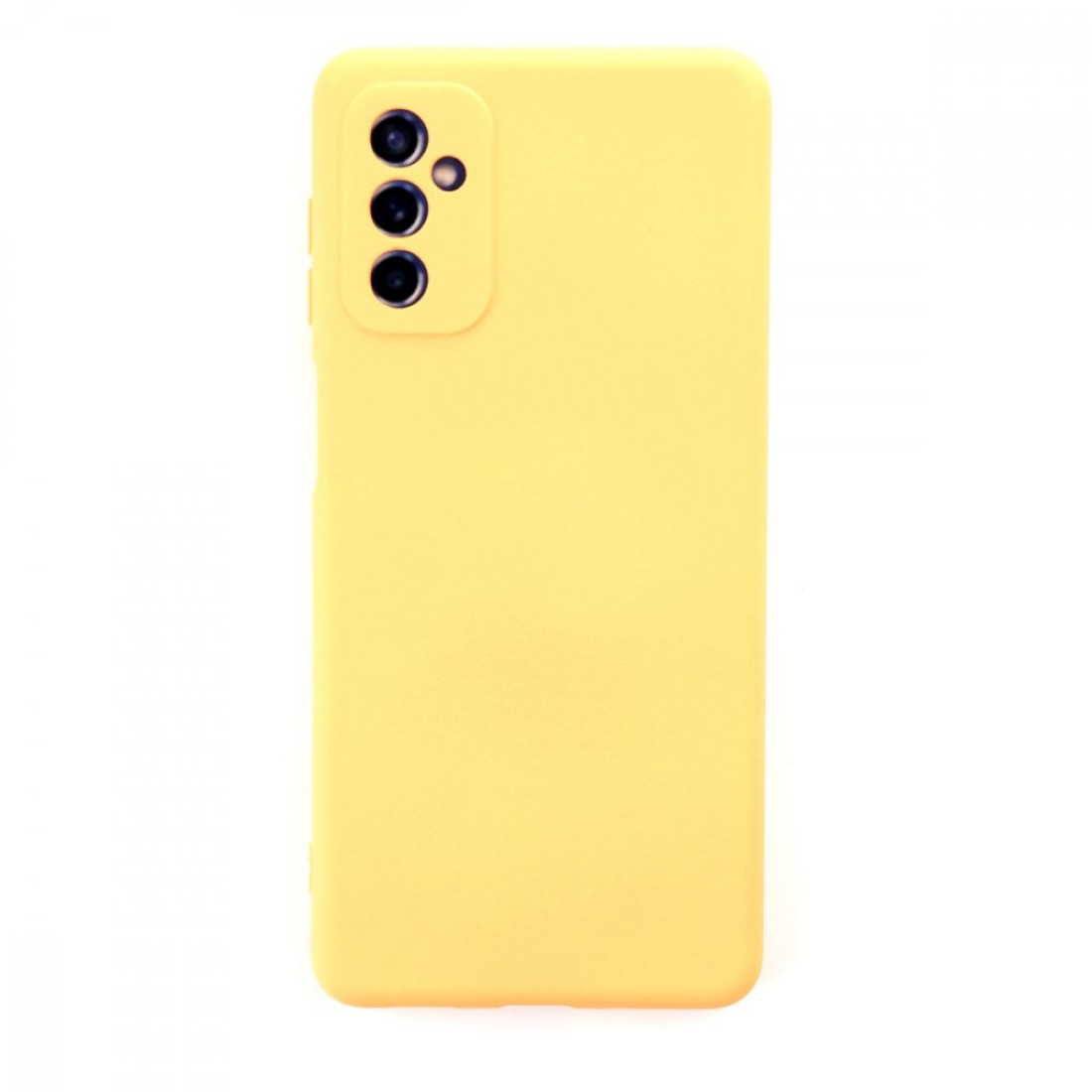  Samsung Galaxy M52 5G Kılıf Nano içi Kadife Silikon - Sarı