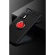  Huawei P40 Kılıf Range Yüzüklü Silikon - Siyah-Kırmızı