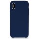  iPhone XS Max Kılıf Lansman Legant Silikon - Lacivert