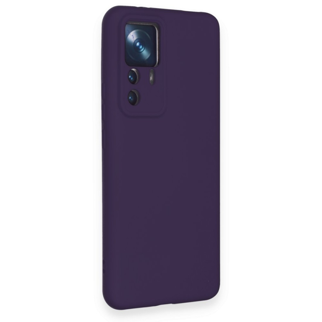  Xiaomi Mi 12T Pro Kılıf Nano içi Kadife Silikon - Mor
