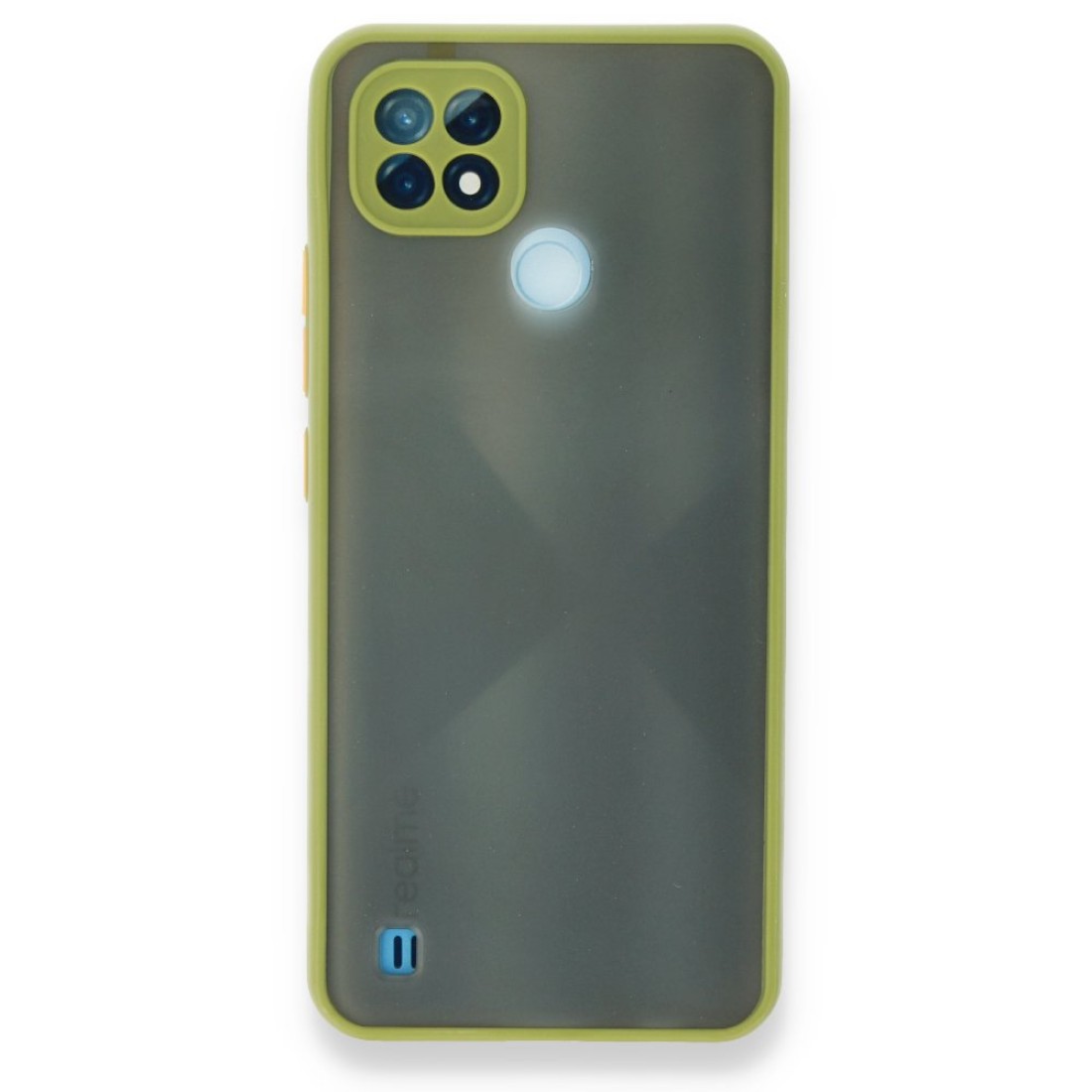  Realme C21 Kılıf Montreal Silikon Kapak - Açık Yeşil