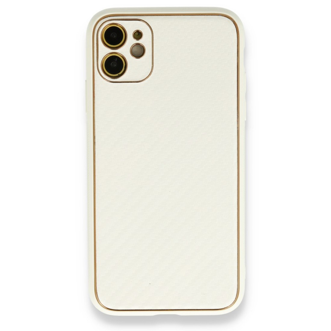  iPhone 12 Kılıf Coco Karbon Silikon - Beyaz