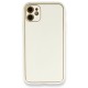  iPhone 12 Kılıf Coco Karbon Silikon - Beyaz