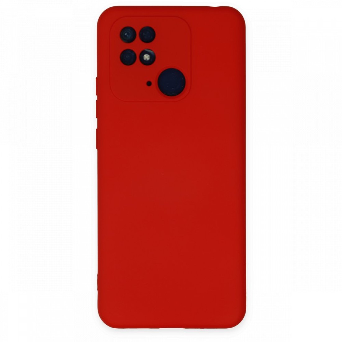  Xiaomi Redmi 10C Kılıf Nano içi Kadife Silikon - Kırmızı