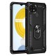 Realme C21 Kılıf Sofya Yüzüklü Silikon Kapak - Siyah Realme C21 Kılıf Sofya Yüzüklü Silikon Kapak - Siyah